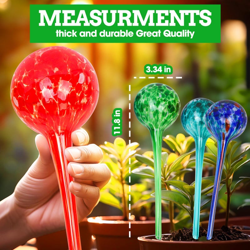 Besti Self-Watering Globes - 4-Pack Extra Large Watering Globes for Plants - Automatic Watering System for Potted Plants - Holds 380-400ml  Waters Plants Up to 2 Weeks (Set of 4 Extra Large) - Image 2